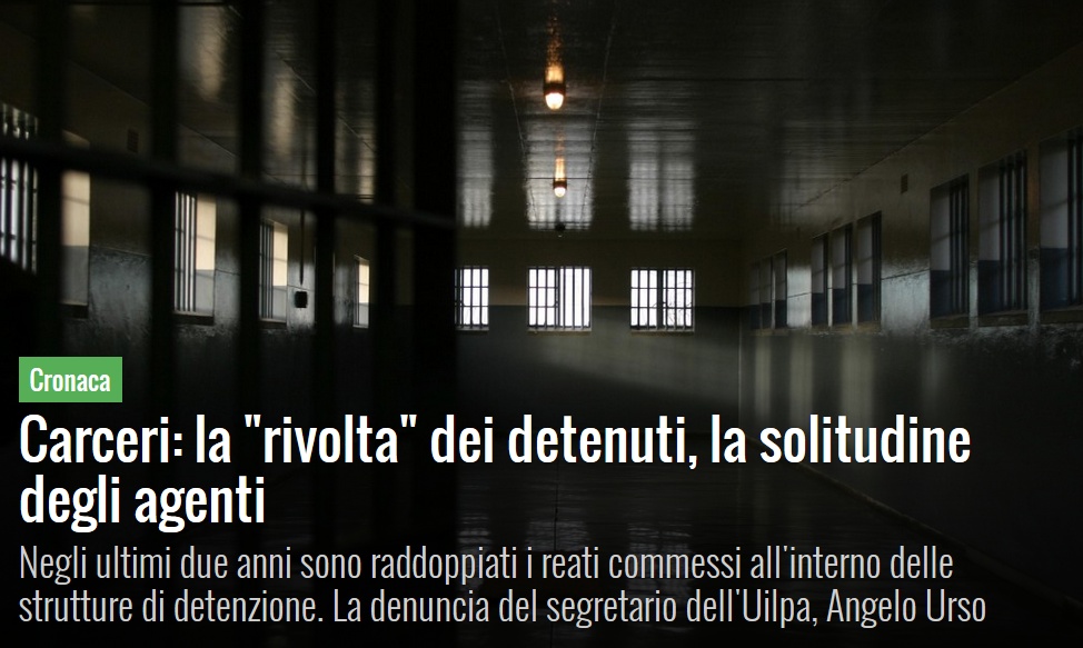 carceri la rivolta