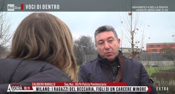 Evasione dal Beccaria - La UILPA Polizia Penitenziaria ad Agorà