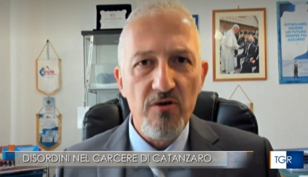 Disordini nel carcere di Catanzaro - La UIL al TG Regionale