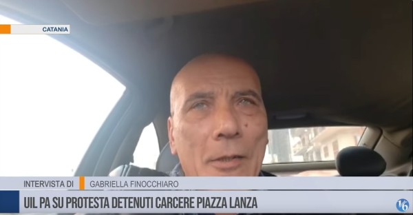 Protesta detenuti carcere Piazza Lanza - Intervista ad Algozzino