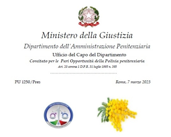 8 Marzo 2023 Giornata Internazionale della donna - AUGURI del CPO